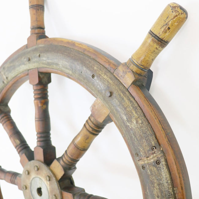 Vintage Ships Steering Wheel