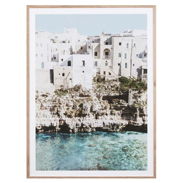 Photographic Framed Amalfi Village