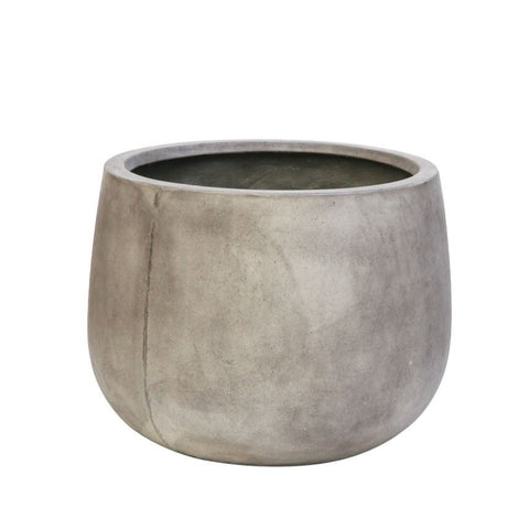 Karamea Weathered Cement Outdoor Planter Pot - Small