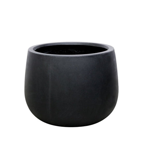 Karamea Black Outdoor Planter Pot - Small