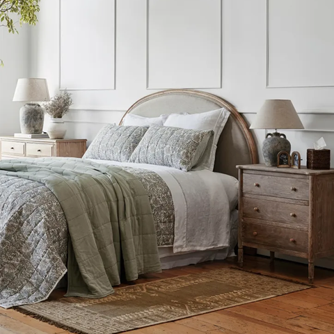 Casey White Bedside Table - 3 Drawer