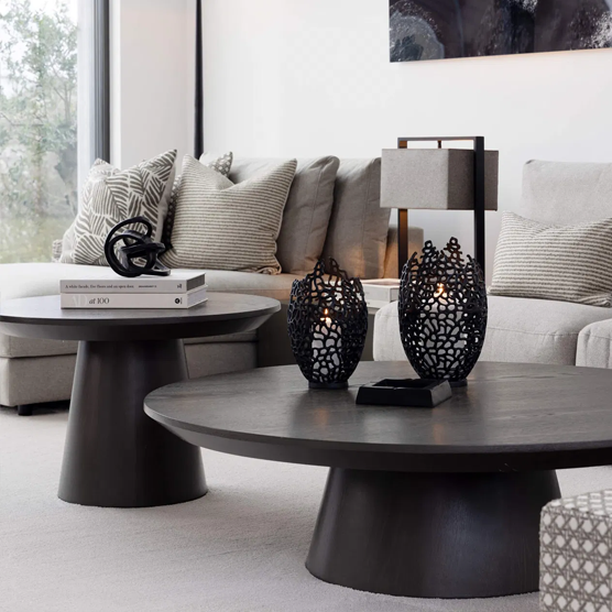 Artwood Cloud Coffee Table - 80cm - Black