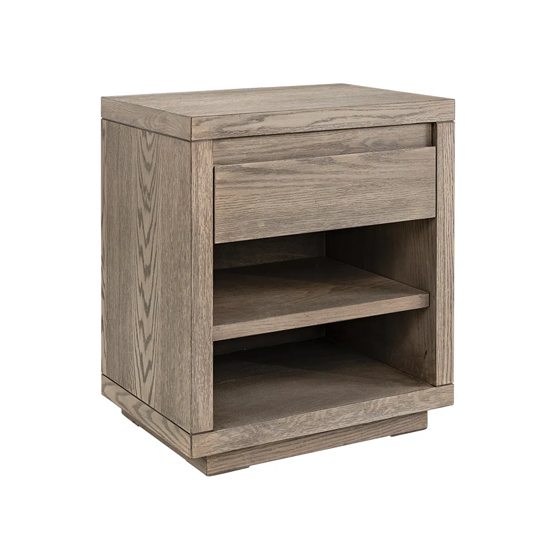 Artwood Hunter Bedside Table - Antique Grey