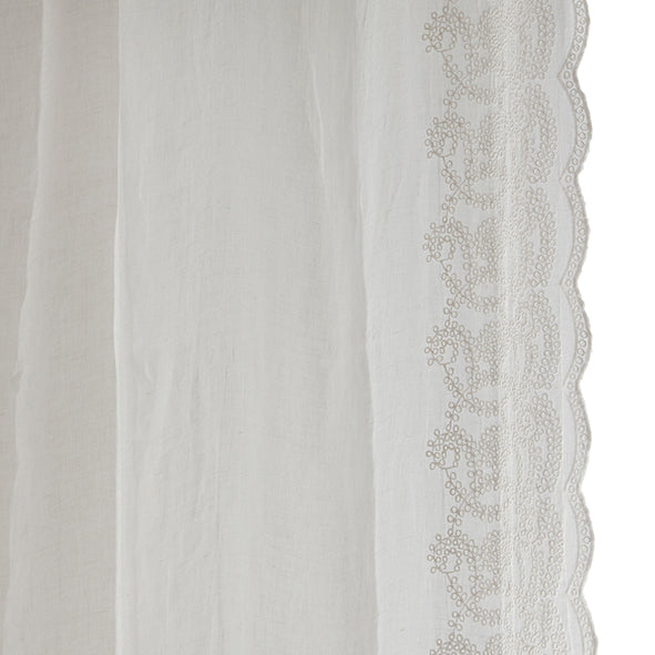 Anais Cut Work Linen Curtain