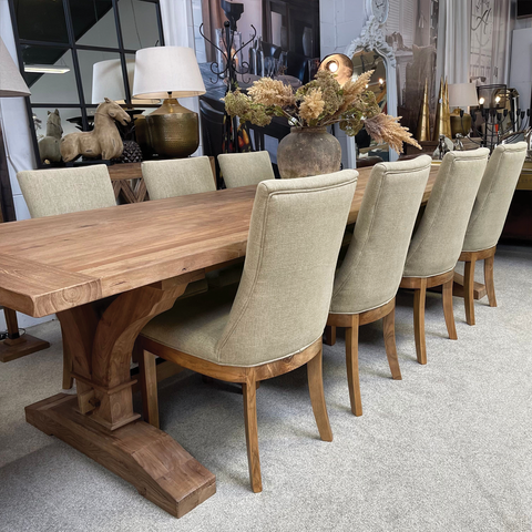 Sierra Dark Oak Dining Table - 2 Metre