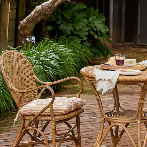Rattan bistro chair deals
