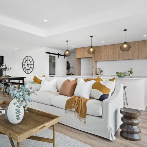 Cape Cod 3.5 Seater Linen Slip Cover Sofa - Natural Linen