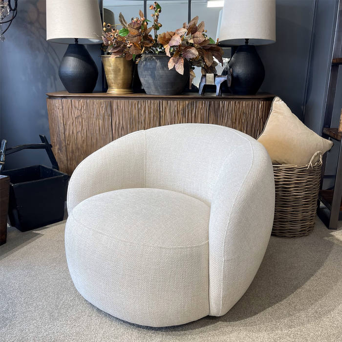 Carter Swivel Chair - Natural