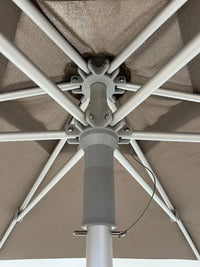 Greenslades Cocoa 'Pop Up' Outdoor Umbrella - 2.5m Round - Taupe