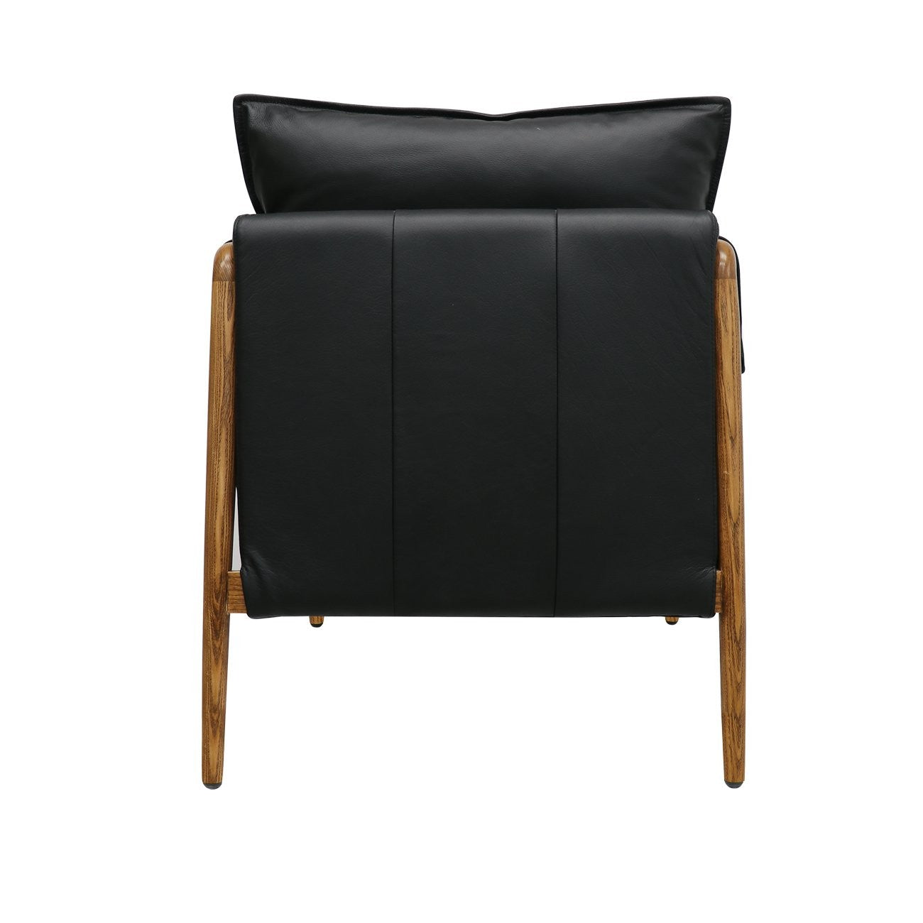 Conan Leather Armchair - Black