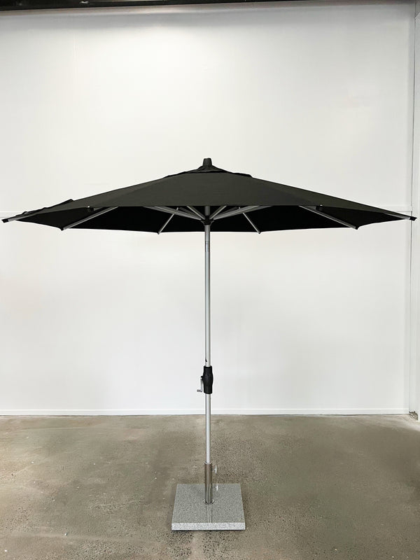 Greenslades Costa Tilting Outdoor Umbrella - 2.7m Octagonal - Black
