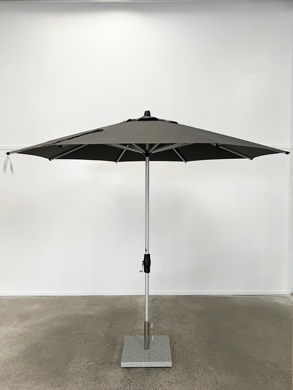 Greenslades Costa Tilting Outdoor Umbrella - 2.7m Octagonal - Charcoal