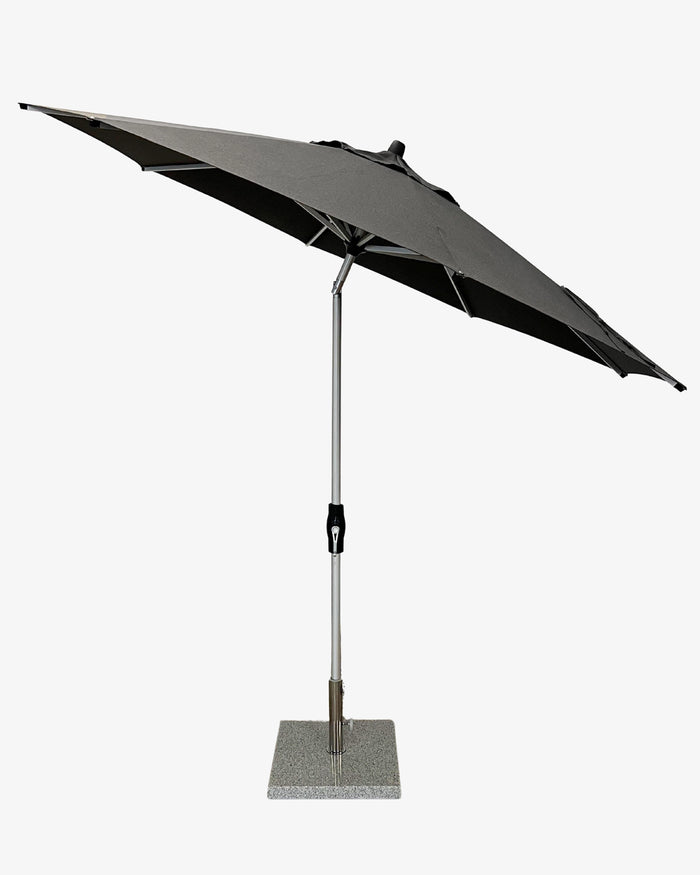 Greenslades Costa Tilting Outdoor Umbrella - 3.0m Octagonal - Charcoal