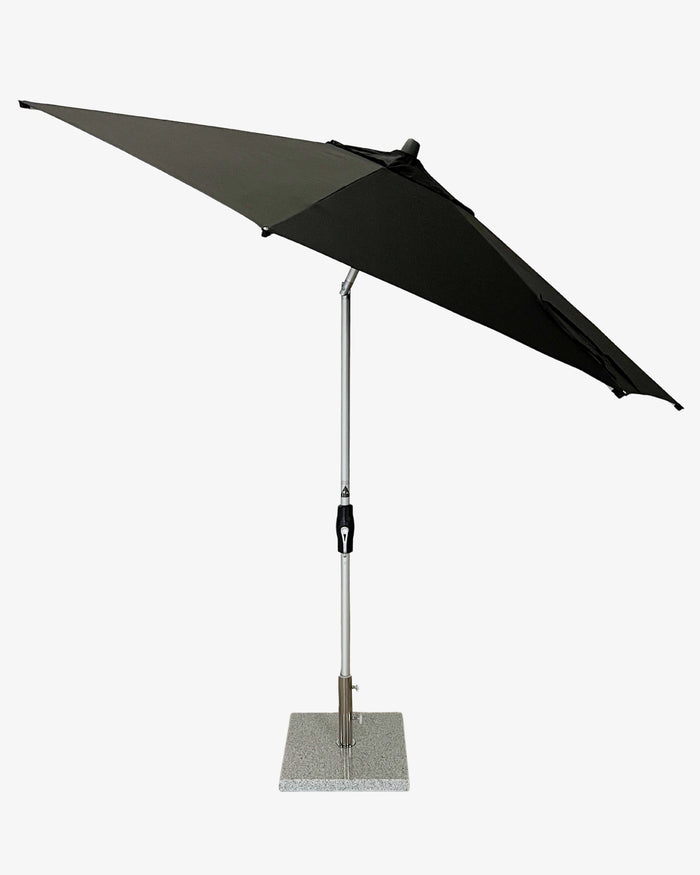 Greenslades Costa Tilting Outdoor Umbrella - 3.0m Octagonal - Black