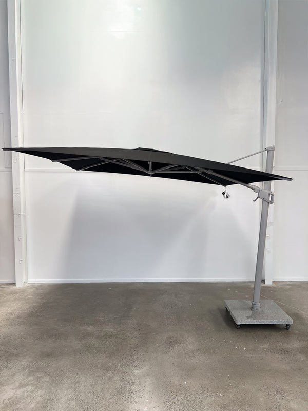 Greenslades Cuba Cantilever Umbrella - 3.0m Square - Black
