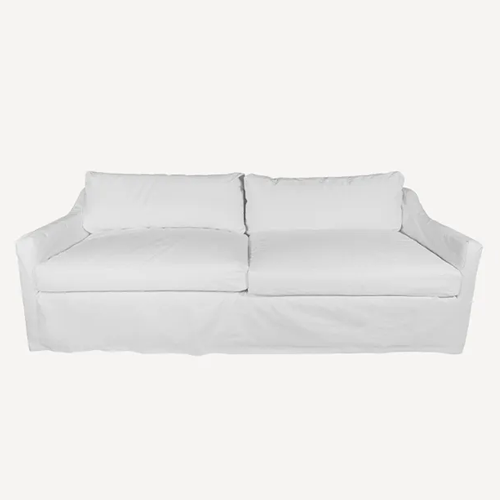 Dume Slip Cover Sofa - White