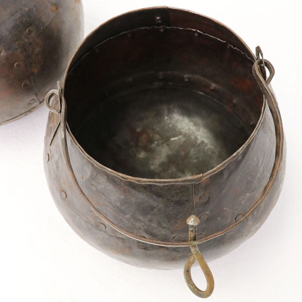 Vintage Iron Dholchi Pot