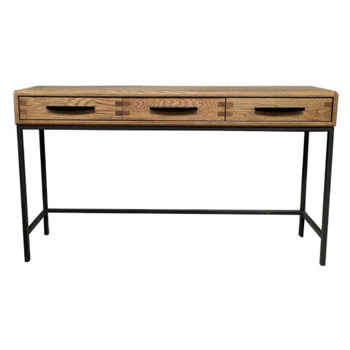 Hartley Console - 3 Drawer - Natural Oak