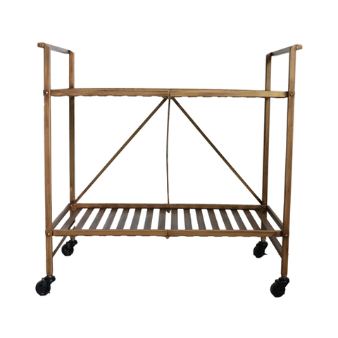 Varadero Brass Drinks Trolley