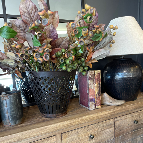 Hendrix Metal Deep Bronze Lamp + Shade