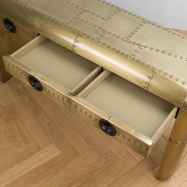Jet Console - Vintage Brass