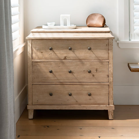 Stonyhurst Leather 6 Drawer Chest