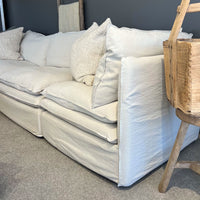 Laguna Slipcover Sectional Sofa - Corner Setting