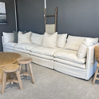 Laguna Slipcover Sectional Sofa - 4 Seater