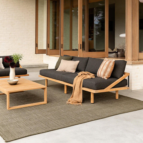 Lonsdale Outdoor Floor Rug - Olive - 250cm x 350cm