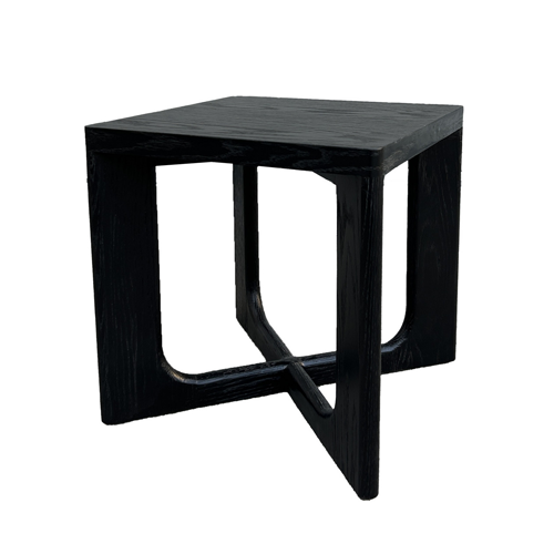 Madero Black Side Table - Square