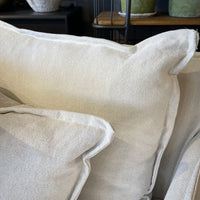 Malibu 2.5 Seater Linen Slipcover Sofa - Natural