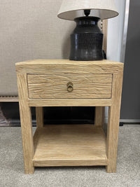 Oklahoma Bedside Table - 1 Drawer - Natural