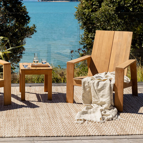 Pelorus Outdoor Floor Rug - Sand - 160cm x 230cm