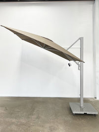 Greenslades Porto Cantilever Umbrella - 2.5m Square - Taupe