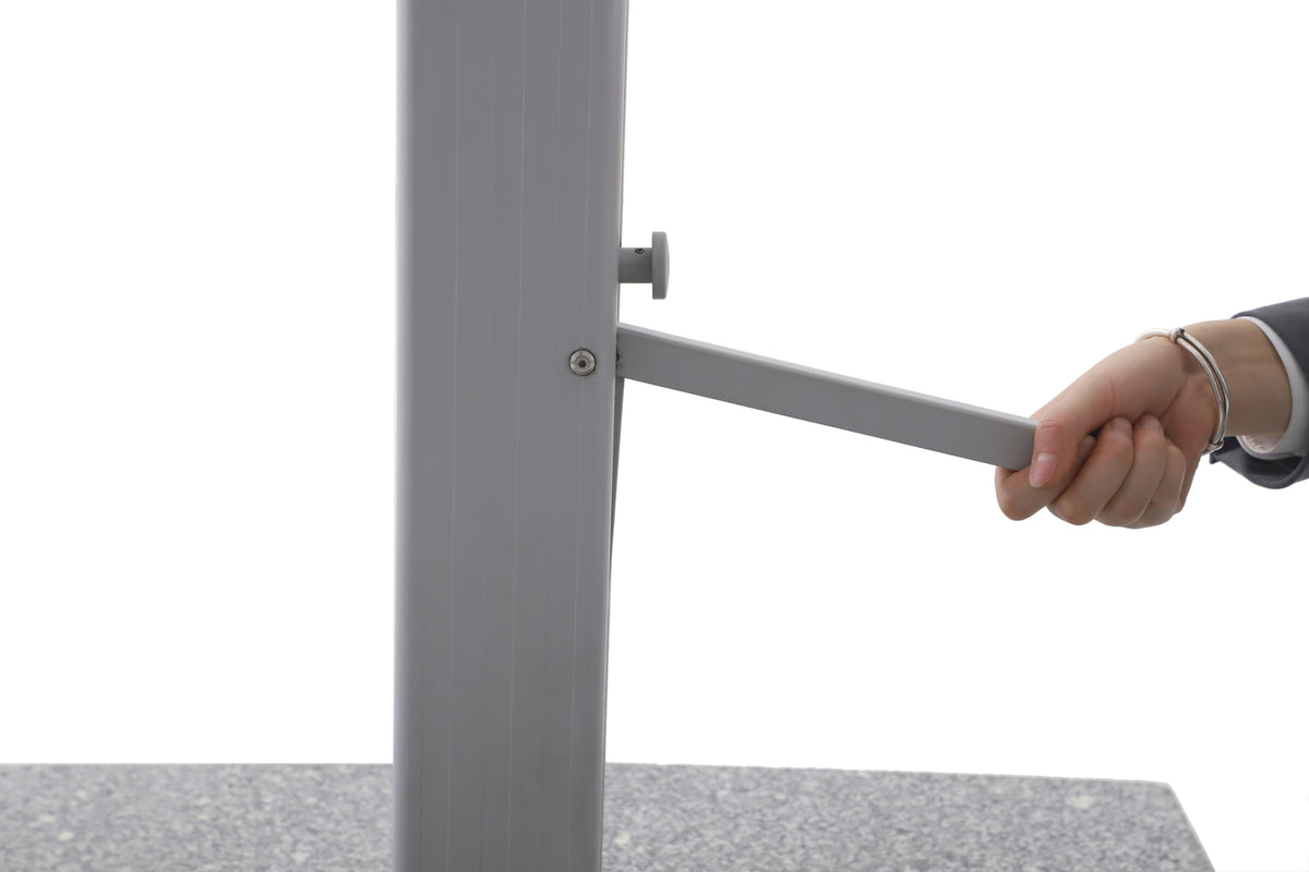 Greenslades Porto Cantilever Umbrella - 2.5m Square - Taupe