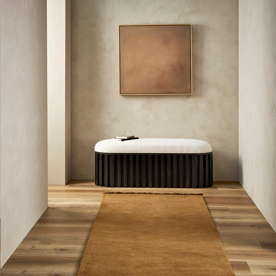 Baya Sandringham Floor Runner Rug - Pecan - 90cm x 500cm