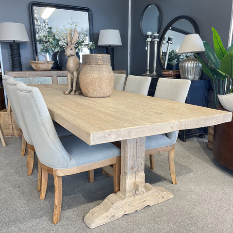 Hartley Double Extension Dining Table - 1.8m - 2.3m - 2.8m
