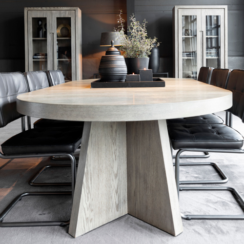Trent Extension Dining Table - Antique Grey
