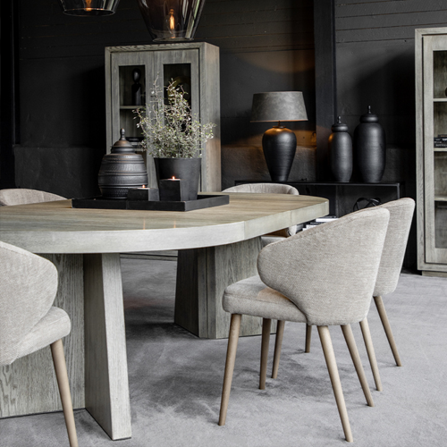 Trent Extension Dining Table - Antique Grey