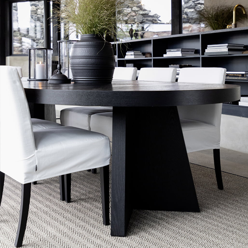 Trent Extension Dining Table - Black