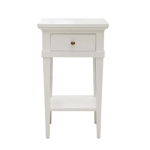 Trinity Petite Bedside Table - White