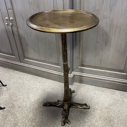 Trunk Side Table in Bronzed Finish