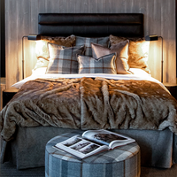 Artwood Lisbon Black Leather Headboard