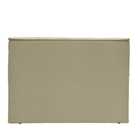 Keely Khaki Slipcover Headboard - Queen