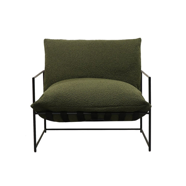 Lauro Club Chair Large Boucle - Green