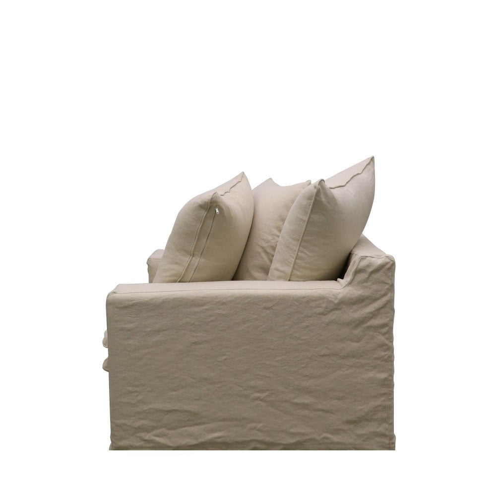 Keely Slipcover Armchair - Natural