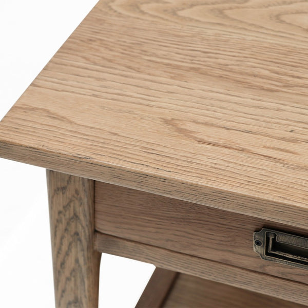 Vicchy Bedside Table - Oak