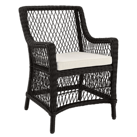Artwood Santa Monica Outdoor Dining Chair - Classic Black