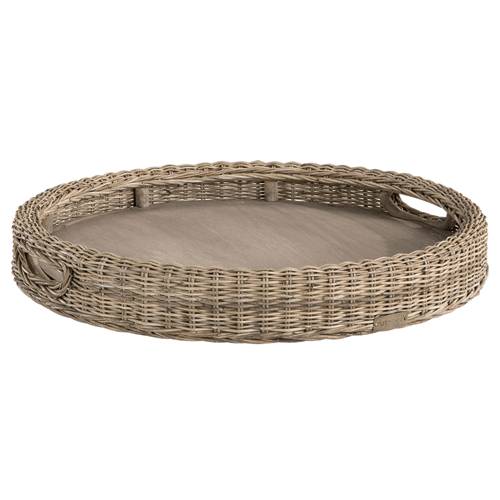 Artwood Rattan Round Tray