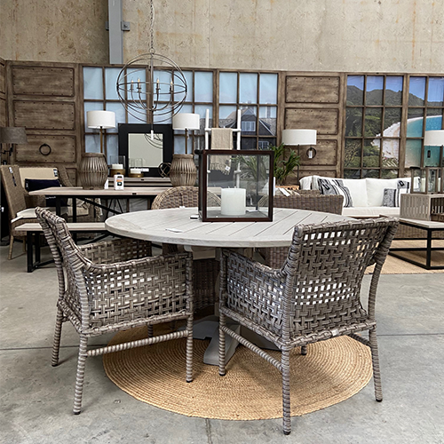 Vintage outdoor dining table store